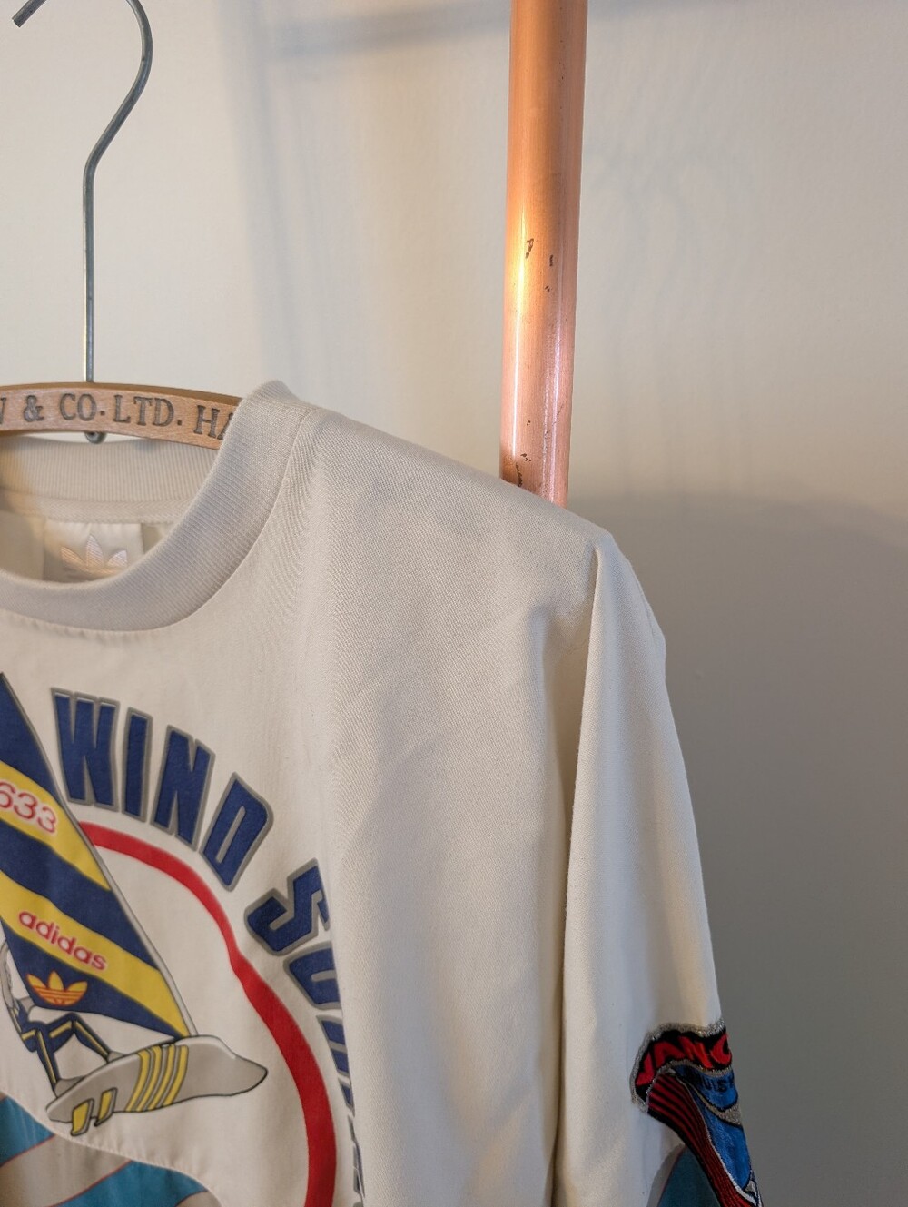 🔥RARE Vintage 1980s Adidas Vangard Windsurfing crewneck sweatshirt - Unisex 🔥 - Picture 6 of 16